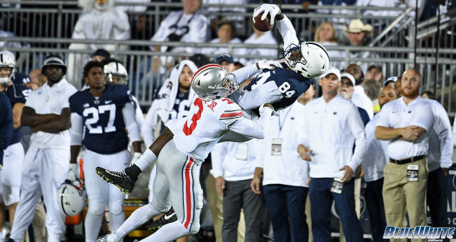 Johnson came down with a spectacular catch against Ohio State
