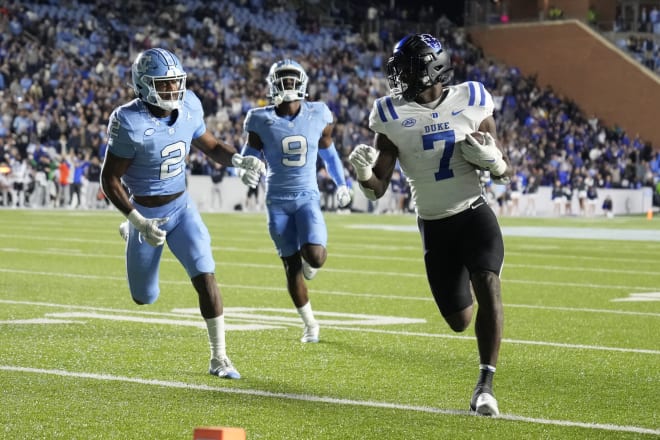 Duke running back Jordan Waters is transferring to nearby NC State.