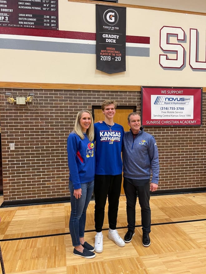 Gradey Dick committed to Kansas on Wednesday night