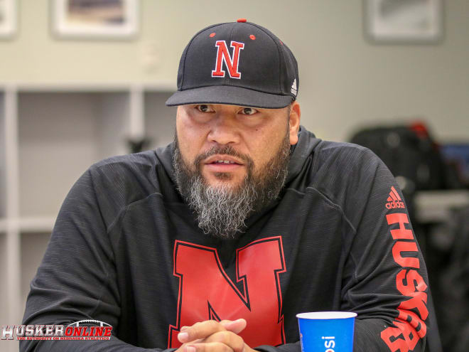 Nebraska defensive line coach Tony Tuioti