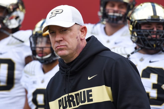 Purdue Head Coach Jeff Brohm's absence will be felt on Saturday afternoon.