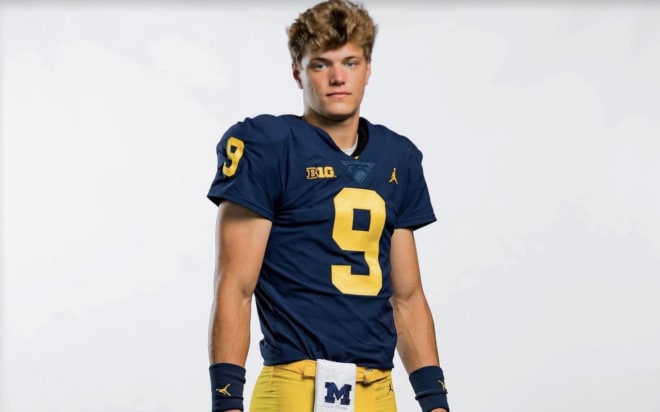 Michigan Wolverines football freshman quarterback J.J. McCarthy has been on campus since January.