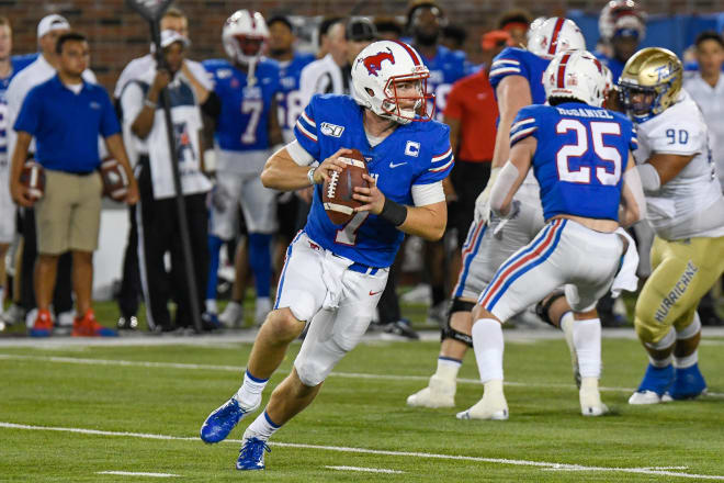 SMU quarterback Shane Buechele