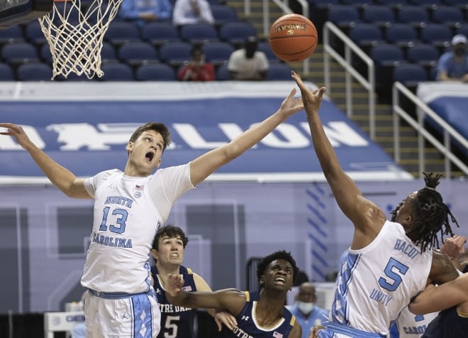 Carolina's bigs got their hands on just about every ball in the lane Wednesday night.