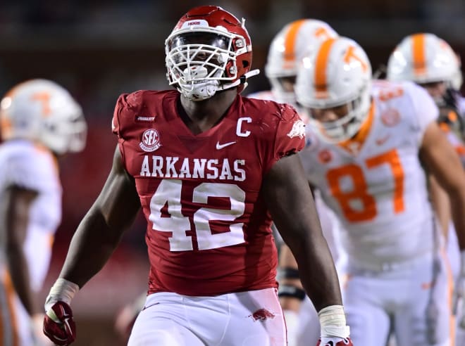 Pro Football Focus All-SEC teams feature 5 Arkansas Razorbacks