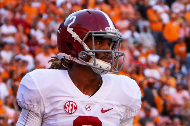 Returning as the reigning SEC Offensive Player of the Year, Alabama quarterback Jalen Hurts earned the right to be confident. Photo | USA Today