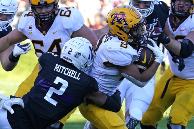 Minnesota ran for 308 yards against the Wildcat defense.