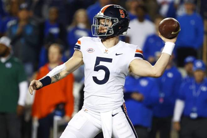 Brennan Armstrong had another big night at QB for UVa before leaving the game with a late injury.