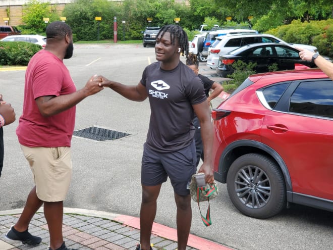 Rivals100 safety Kamari Wilson met with offensive line coach Alex Atkins and the FSU staff Wednesday.
