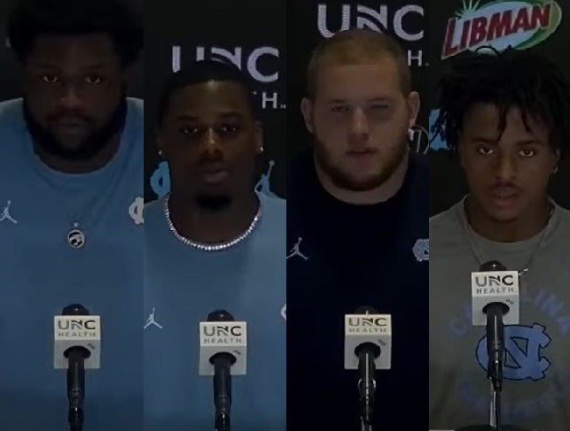 Several Tar Heels met with the media Tuesday to discuss what they learned from Friday's loss and look ahead to Ga. State