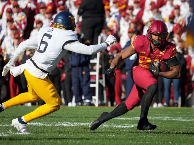 Jirehl Brock led all Iowa State rushers despite dealing with an injury-plagued season.