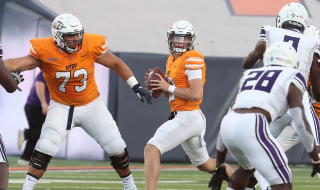 Gavin Hardison will be making his 32nd start in a UTEP uniform Saturday.