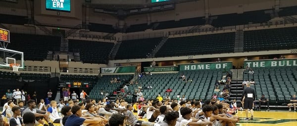 Head Coach Brian Gregory welcomes players to the USF Elite Camp