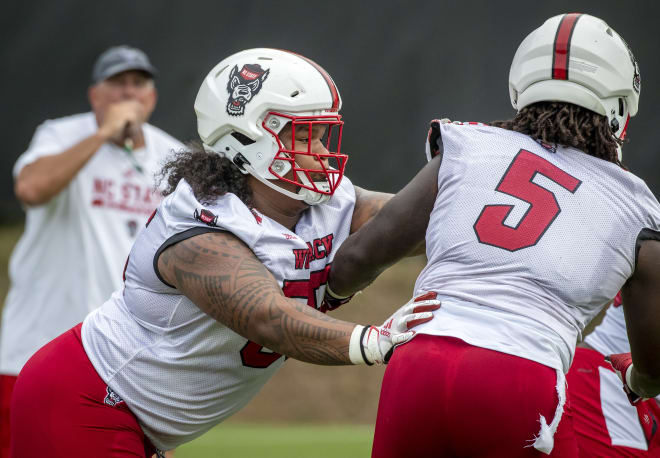 NC State Wolfpack football defensive tackle Joshua Harris