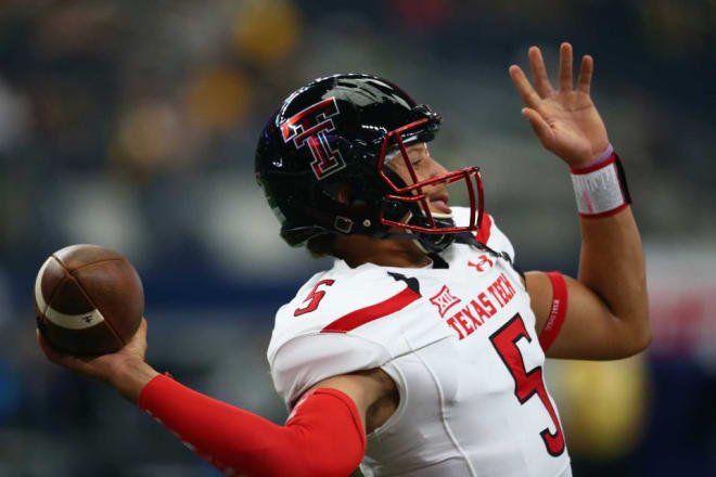 Prolific Tech QB Patrick Mahomes announced his intention to declare for the NFL draft on Tuesday morning