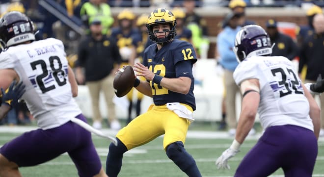 Michigan Wolverines quarterback Cade McNamara