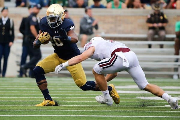 Senior RB C.J. Prosise was a breakout player for Notre Dame in 2015, rushing for 1,029 yards in 11 games.