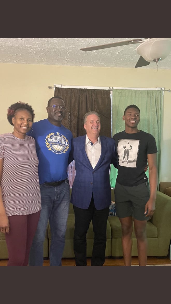 John Calipari paid a home visit to Adou Thiero on Saturday and extended an offer