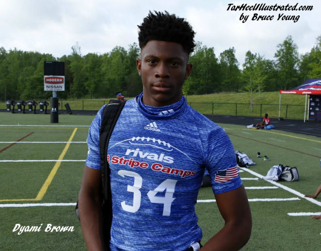 4-Star WR Dyami Brown popped for UNC last week, long after realizing it was where he wants to play football in college.