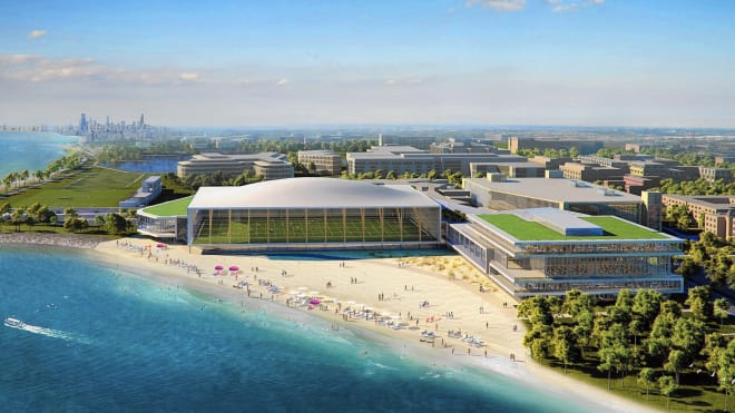 Northwestern is in the midst of completing a $400 million facility upgrade project along Lake Michigan in Chicago.