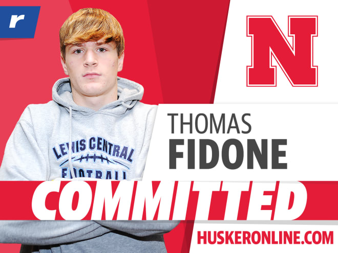 Thomas Fidone committed to Nebraska on Wednesday