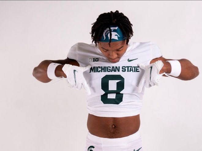 Jaelen Smith at his official visit to Michigan State in early December