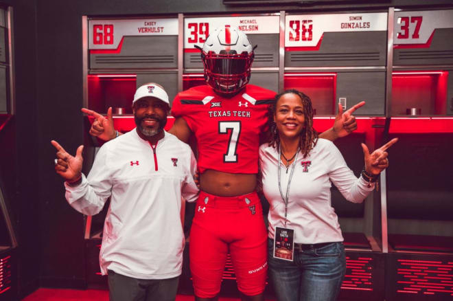 Texas Tech QB signee Donovan Smith on an unofficial visit back in February 2019