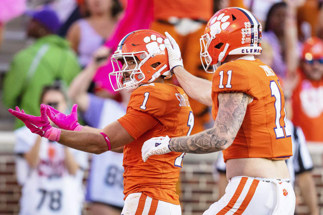 Clemson running back Will Shipley averaged 5.1 yards a carry Saturday against Wake Forest.