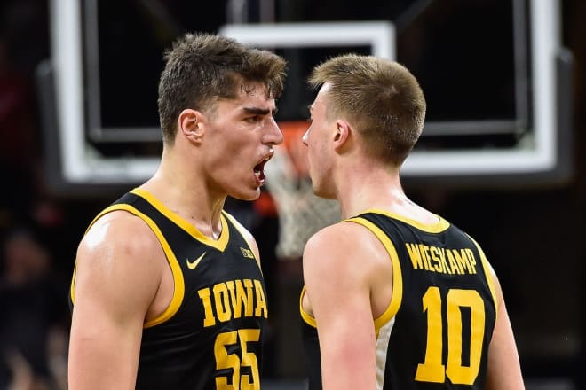 Luka Garza and Joe Wieskamp will be at the NBA Draft Combine this week. 