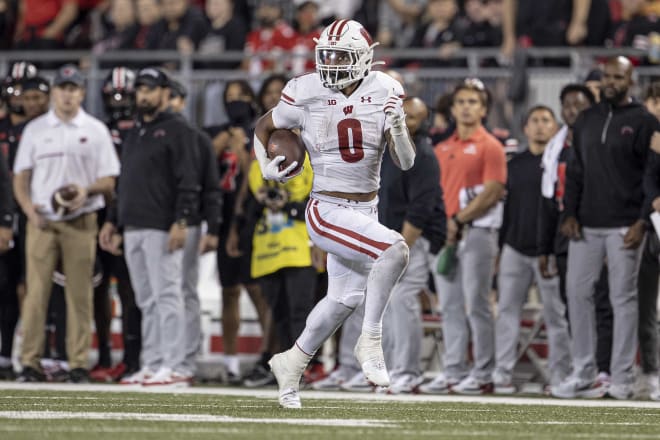 Wisconsin Running Back Braelon Allen LIVE from B1G Media Day 2023