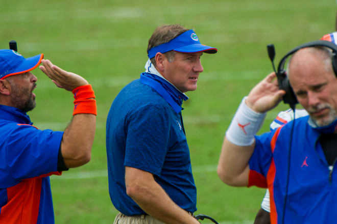 Florida coach Dan Mullen.