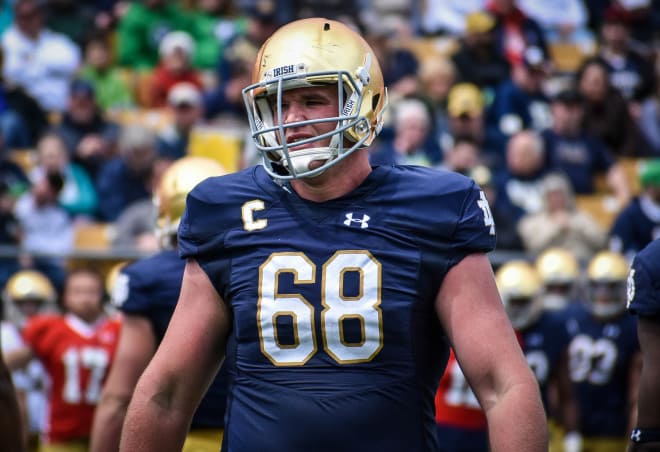 Mike McGlinchey chose to come back to Notre Dame for his fifth season.