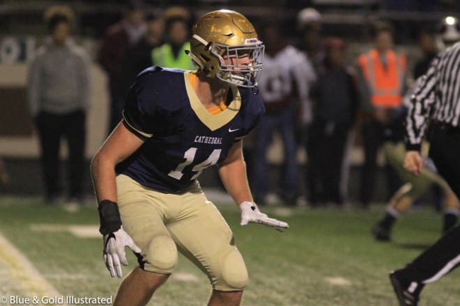 Irish commit Pete Werner is rated as the nation’s No. 18 outside linebacker by Rivals.com.