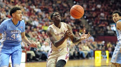 FSU's Dwayne Bacon (center) said the team must avoid slow starts similar to the one it had against UNC