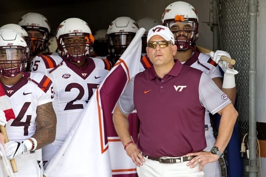 Justin Fuente is in his first year as Virginia Tech's coach.