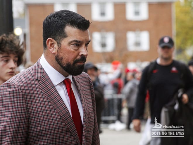Ohio State coach Ryan Day has a handful of on-campus practices left. (Birm/DTE)