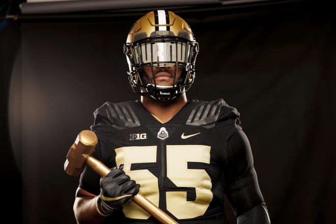 DJ Wingfield on Purdue official visit (Purdue Athletics)