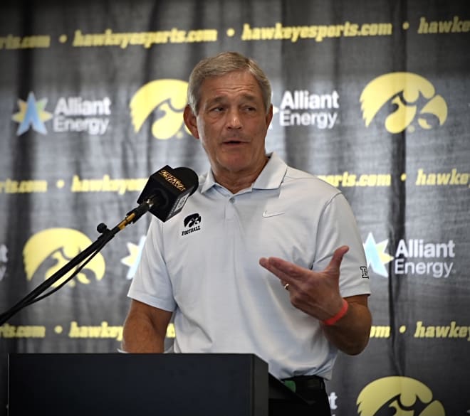 Kirk Ferentz is looking to fill two spots on this coaching staff. 