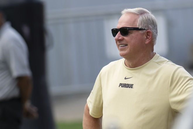 Purdue Athletic Director Mike Bobinski is beginning his seventh year as Purdue AD. (@KrockPhoto_