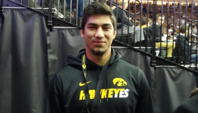 Highly recruited Class of 2017 prospect A.J. Epenesa committed to Iowa in January.