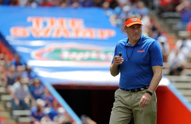 Florida coach Dan Mullen. 