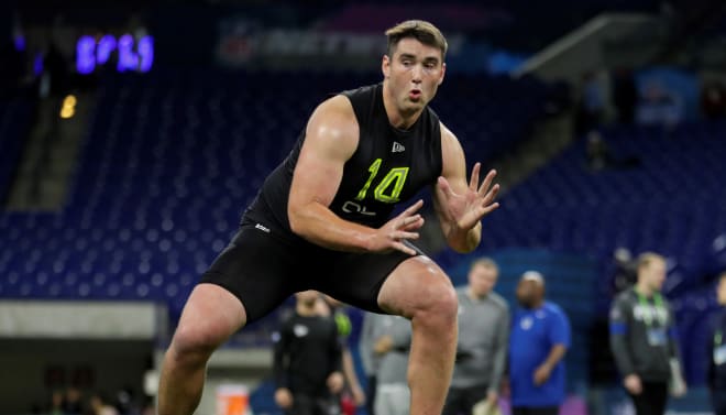 Driscoll turned heads at the NFL Combine in Indianapolis. 