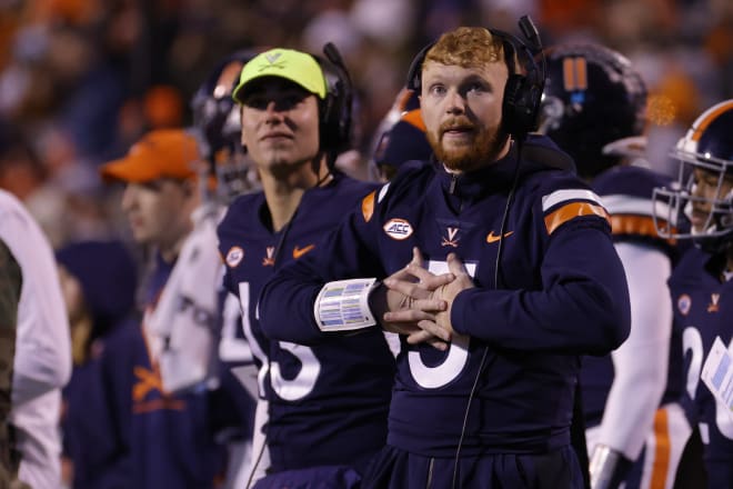 On Monday, Bronco Mendenhall did not have an update on the status of quarterback Brennan Armstrong for Saturday's game at Pitt.