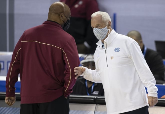 After considering not playing, Roy Williams and his Tar Heels lost to Florida State on Friday night.
