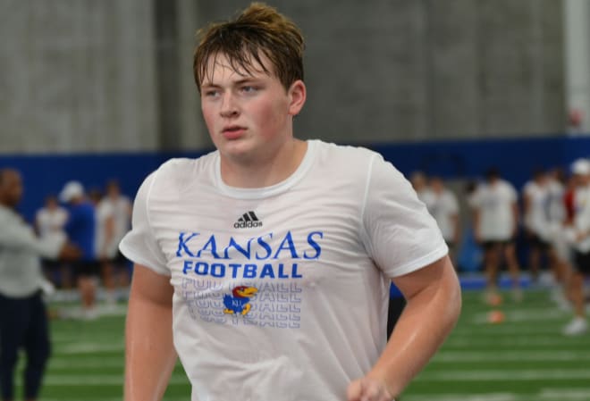 Otting will take an unofficial visit to Kansas for the Baylor game