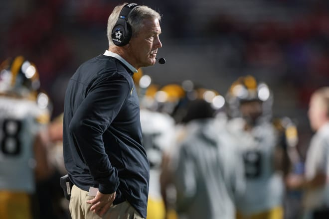 Kirk Ferentz's Hawkeyes rank last in the NCAA in total offense.