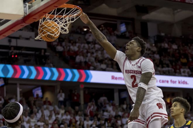 Wisconsin's A.J. Storr leads the Badgers in scoring at 13.7 points per game.