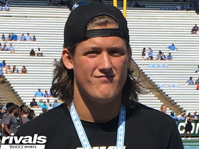 With UNC's recent offer, 3-star OT Luke Tenuta says the Tar Heels are now in the mix for his commitment.
