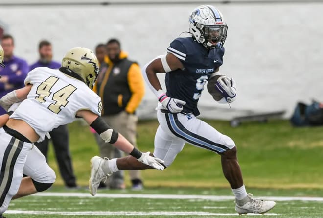 RB Dashun Reeder and Christ Church won their second-straight state title with a 62-27 rout over Johnsonville..