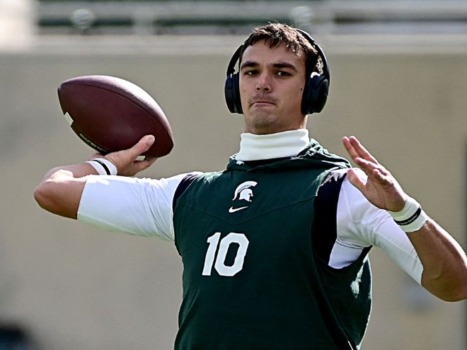 Michigan State football QB Payton Thorne transferring to Auburn